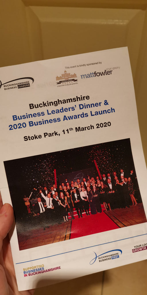 Buckinghamshire Leaders dinner 2020 Business awards launch.