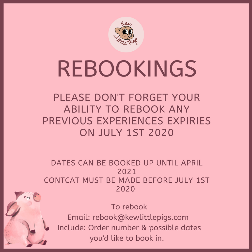 IMPORTANT INFORMATION FOR REBOOKINGS