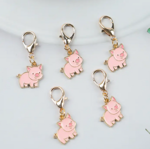 Pink Pig Charm