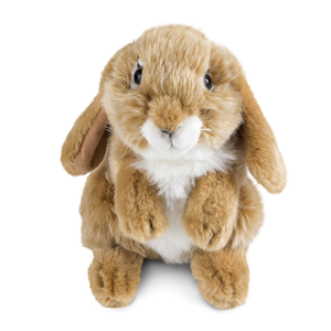 Rabbit sitting (Brown) soft toy