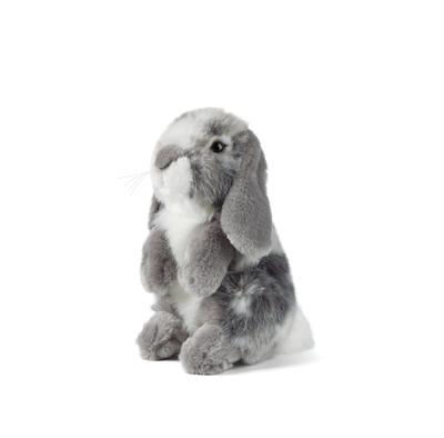 Rabbit sitting (Grey) soft toy
