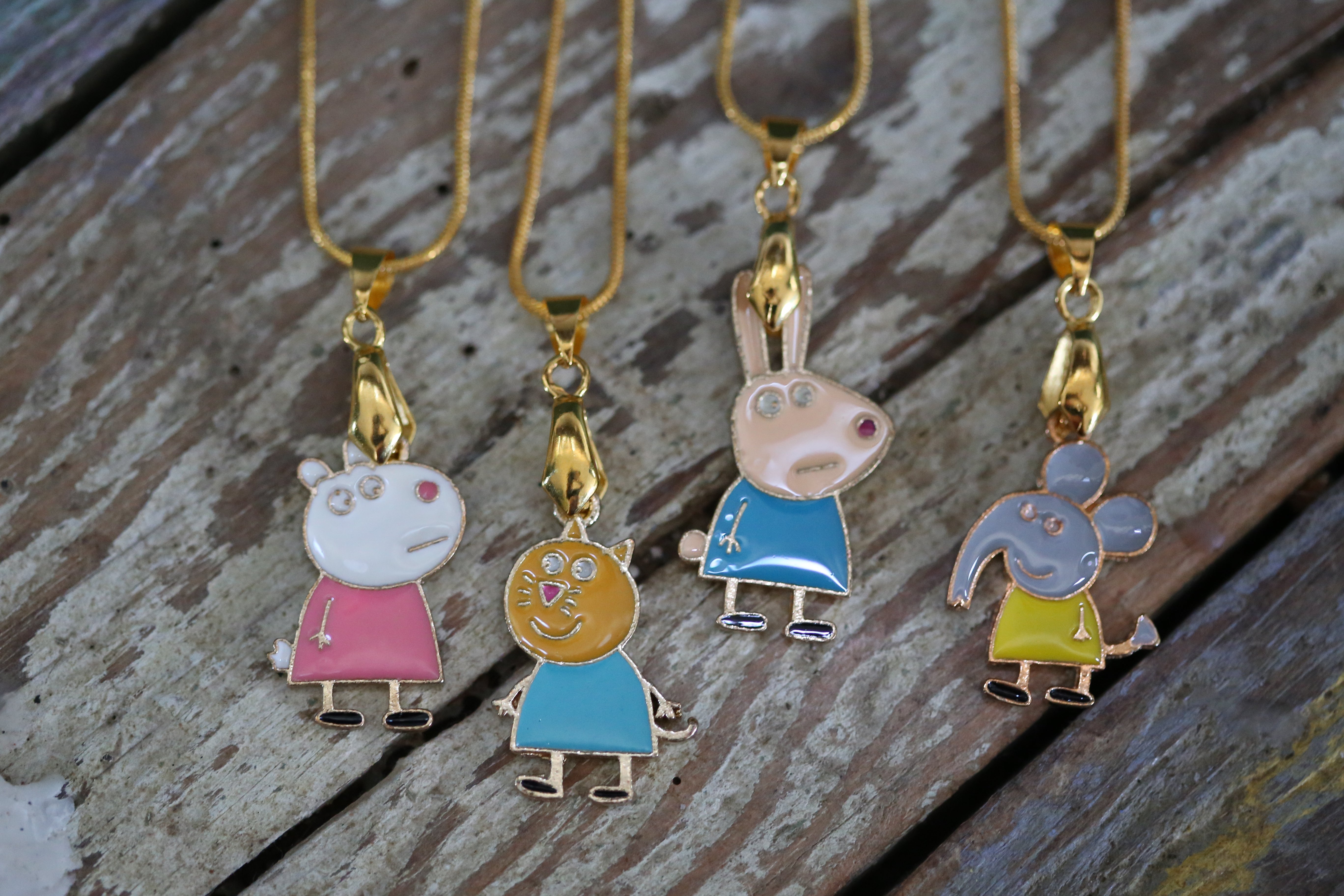 Peppa Pig Friends Pendant Necklaces