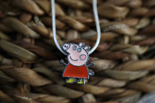 Peppa Pig Silver Necklace