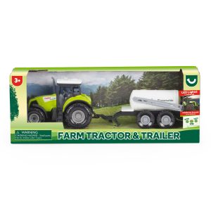 Friction Tractor & Trailer – Light Up & Sound