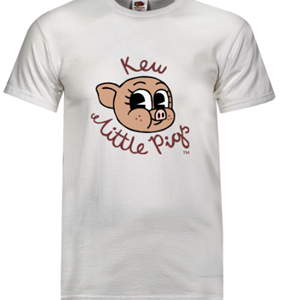 KLP Adult  white t-shirt with logo