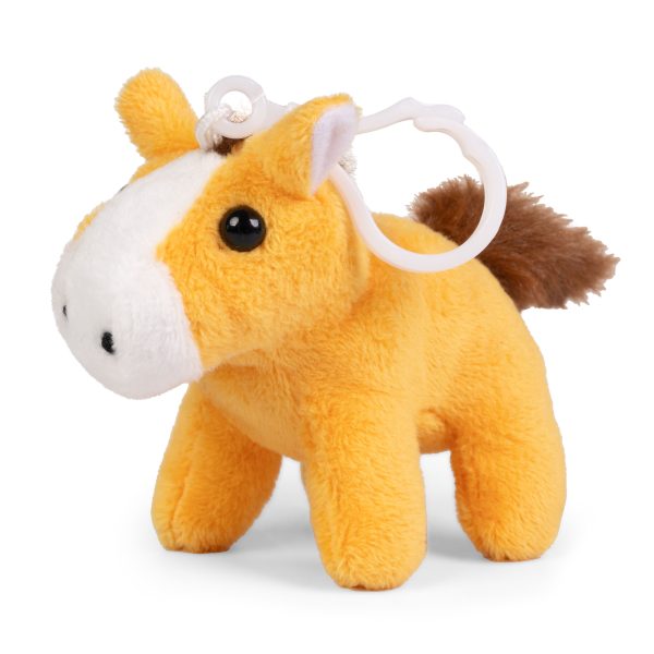LITTLE Living Nature Clips Farm Animal Plush Keyrings - Image 4