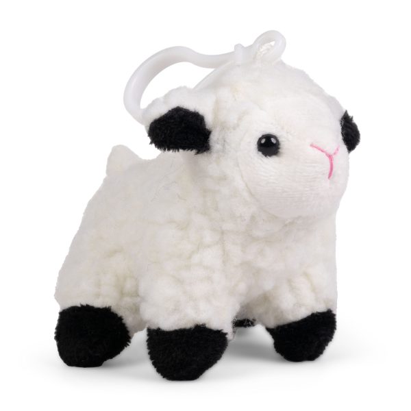 LITTLE Living Nature Clips Farm Animal Plush Keyrings - Image 9